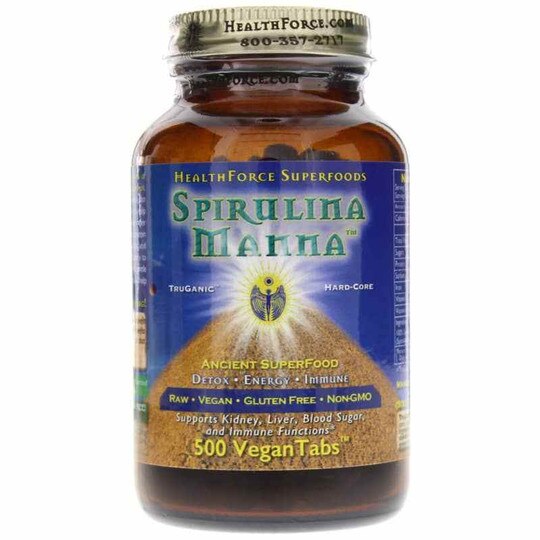 Spirulina Manna Tablets, Healthforce Superfoods